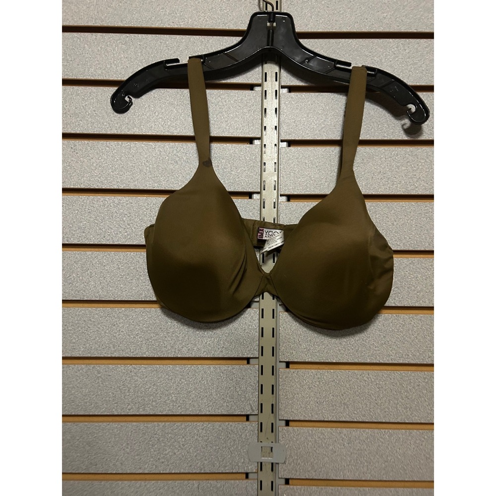 Victoria's Secret Body by Victoria IPEX Full Coverage Bra 34DD Olive Green